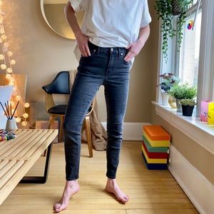 Madewell 9” High Rise Skinny Jeans Lunar Size 28